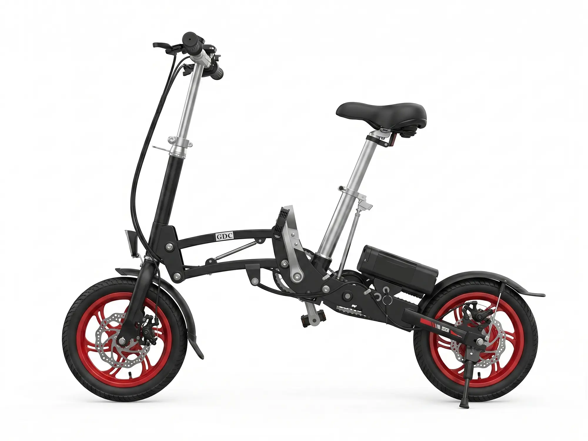 Folding electric bike platform for compact urban mobility projects